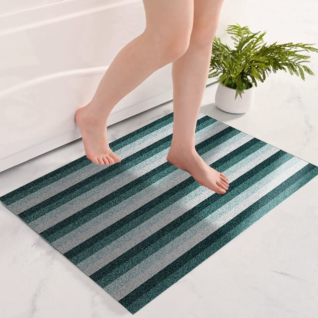TIMIFIS Bathroom Rugs Entrance Door Carpet Polyester Carpet Bathroom Absorbent Toilet Door Mat Non Slip Easy to Care No Slip Mat Interior Decoration Mat Bath Mat