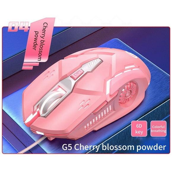 onlyliua Liquidación Ratón Mecánico con Cable Deportes Electrónicos, Ratón para Ordenador, Ratón para Gamers, Recargable, Retroiluminado, Silencioso, Ratón Usb para Oficina, para Ordenador Portátil