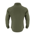 thumbnail image 6 of Cmfcve Mens Cuban Guayabera Shirt Long Sleeve Casual Dress Linen Button Down Shirts Fashion Loose Fit Shirt Jackets, 6 of 9