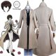 thumbnail image 1 of Disfraz de Osamu Dazai de Anime, disfraz de Bungo Stray Dogs, Chaqueta larga, abrigo, peluca de Osamu Dazai, disfraz de Halloween y Navidad, 1 of 5