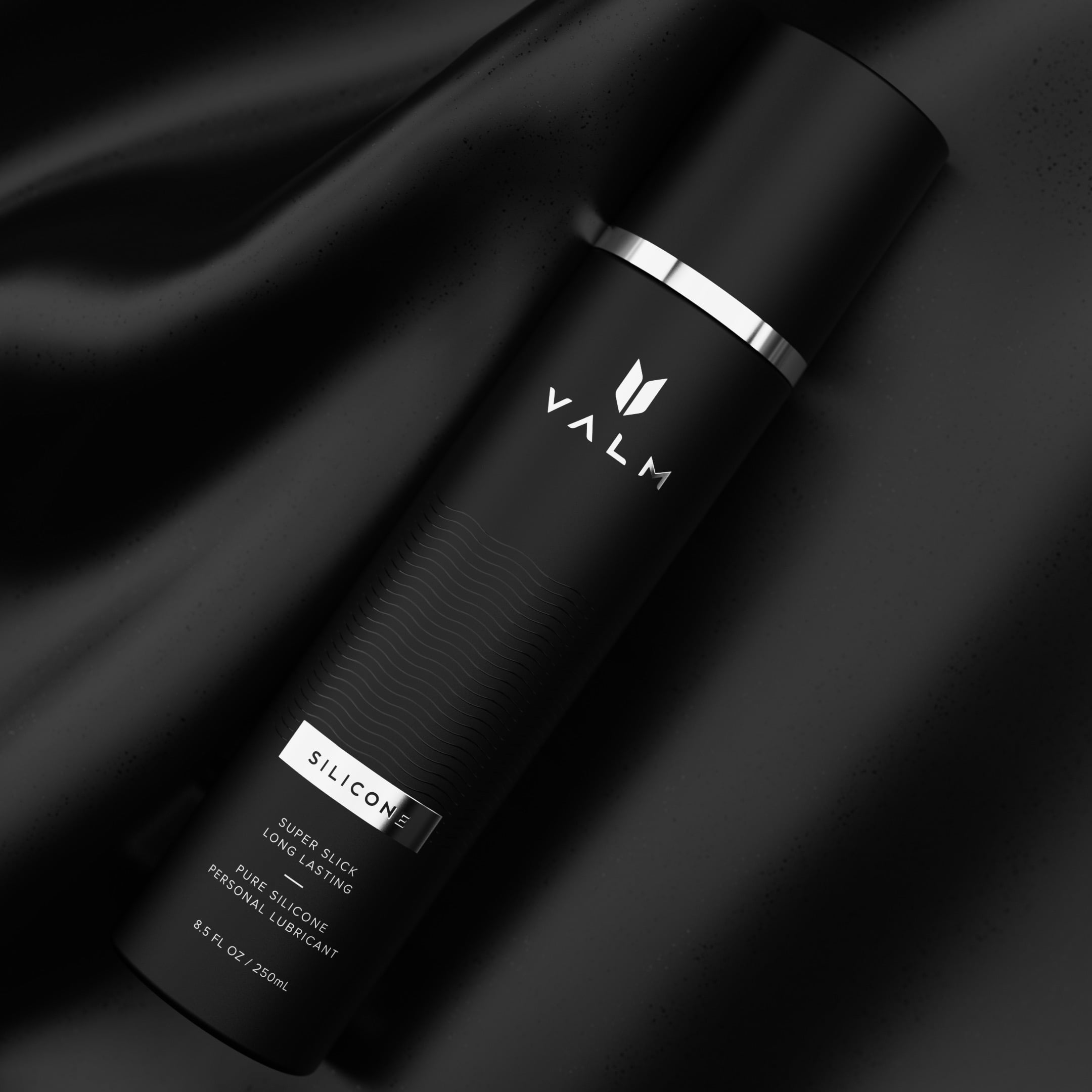 Valm Silicone Based Personal Lubricant - Ultra Long Lasting - Sex Lube for Women, Men, and Couples - 8.5 Ounce Pump