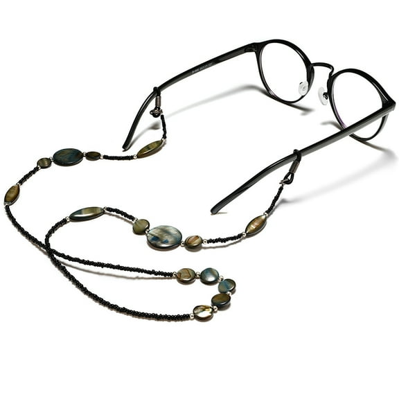 WHAMVOX 2 Pcs Beaded Glasses Chain Lanyard Holder for Eyeglasses Necklaces and Stylish Accessories