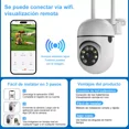 thumbnail image 2 of Cámara De Seguridad 360°wifi Visión Nocturna Alarma 2 Piezas, 2 of 8
