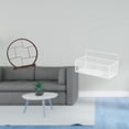 thumbnail image 2 of Organizador de madera para pared, para decoración del hogar y baño, con estante flotante para habitación, oficina y encimera., 2 of 8