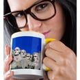 thumbnail image 2 of 3drose, Presidents in Stone, 11oz Two-tone Yellow Mug, 2 of 6