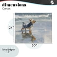 thumbnail image 4 of Stupell Industries Tropical Yorkie's Quiet Moment Canvas Art, 30 x 24, by Svetlana Aleynikova, 4 of 8