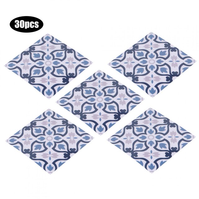 30 unids/set 10x10cm pegatina de baldosas de cerámica impermeable antideslizante pegatina para cocina ba?o pared suelo pared tratamientos EOTVIA No