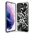 thumbnail image 3 of MUNDAZE Samsung Galaxy S10 Plus Shockproof Clear Hybrid Protective Phone Case Black White Urban Graffiti Cover, 3 of 5
