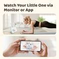 thumbnail image 3 of Baby Monitor with Video Camera and Audio, Netvue Baby Sleep Monitor with 1080P HD 5" Display, Two-Way Audio, Baby Camera, 3 of 11