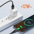 thumbnail image 3 of 12W USB Cable for Micro USB Phone Braided Nylon 1.5m LinQ Black, 3 of 5