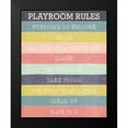 thumbnail image 2 of Louise, Gigi 15x18 Black Modern Framed Museum Art Print Titled - Playroom Rules, 2 of 5