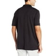 thumbnail image 2 of Callaway Men's Size Large Golf Short Sleeve Pique Open Mesh Polo Shirt, Black, 2 of 2