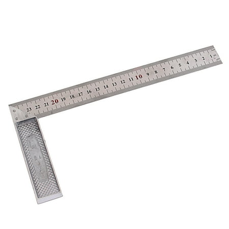 90 Degree Hole Ruler – Aluminum Alloy T-Style Marking Ruler For Woodworking, 6.3 Inch, Wear-Resistant & Rustproof