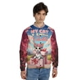thumbnail image 4 of My Cat is My Valentine Cute Devon Rex in Gift Box All Over Print 3D Baseball Jacket Cat Lover Kitten Owner Gifts Bomber Jacket Softball - 3006, 4 of 6