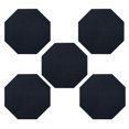 thumbnail image 1 of Furnish My Place Modern Indoor/Outdoor Commercial Solid Navy Rug, Modern Area Rug, Baby Nursery Mat, Pet-Friendly Carpet for Living Room, Playroom, Made in USA, 2' Octagon - Set of 5, 1 of 6