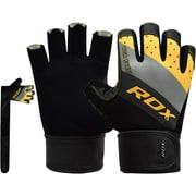 RDX Weight Lifting Gloves for Gym Workout - Breathable, Long Wrist Support with Anti Slip Palm Protection - Great Grip
