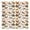 White Chicken Breed, variant on White Chicken Folk Pattern Summer Placemats Table Placemats Set Of 4-Linen Kitchen Washable Placemats Table Mats 11.8"x17.7" Non-Slip Heat Resistant
