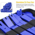 thumbnail image 3 of BAKIBO Auto Trim Removal Tool Kit, 19 Pcs No Scratch Pry Tool Set for Car Panel and Dashboard Removal, Includes Door Panel Tool, Push Rivets, Car Clips, Essential for Interior Trim Work, Blue, 3 of 8