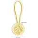 thumbnail image 3 of piezas de grandes clips magnéticos para cortina de cristal con forma de flor y hebilla con cuerda de alambre elástica para decoración del hogar y la oficina, 3 of 8