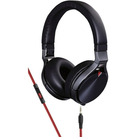 Kenwood Adapter Mic - Kenwood KH-KR900 On-Ear Headphones with Microphone, Black