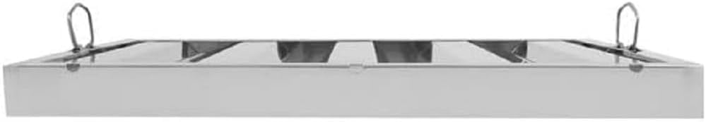 TrueCraftware- Set of 3 Stainless Steel 20" W x 16" H Commercial Kitchen Hood Filter- Restaurant Hood Filters Range Hood Filter Range Hood Baffle Grease Filter for Restaurant Kitchen Exhaust Hoods