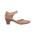 thumbnail image 2 of Easy Spirit Womens Cindie Leather Mary Jane Heels Tan 8 Narrow (AA,N), 2 of 3
