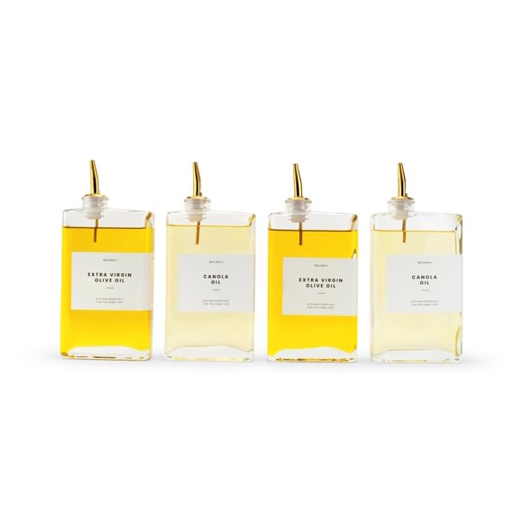 Set de botellas dispensadoras de aceite de oliva Molimoli con vertedor, 500 ml x2