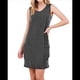 thumbnail image 1 of Chaleco Tipo Jersey para Mujer, Vestido Liso con Bolsillos, Gris Oscuro, Talla XL, 1 of 6