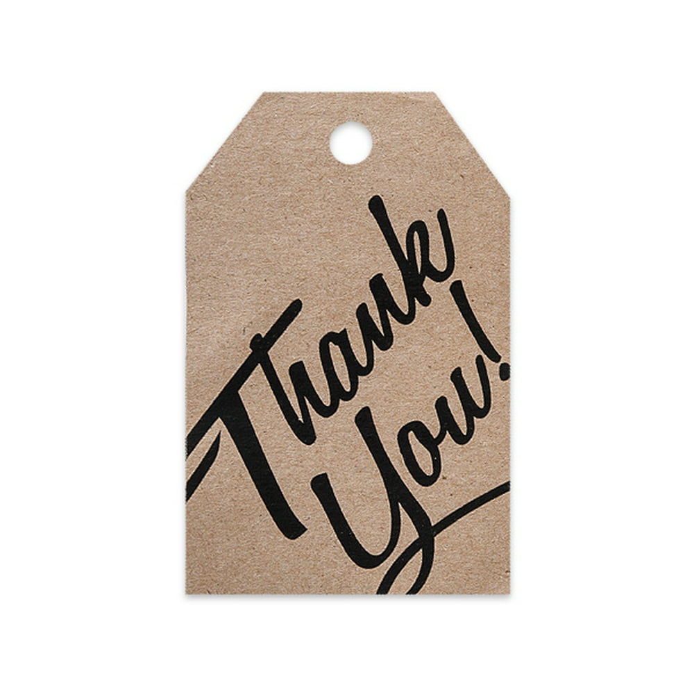 Thank You(Kraft) Gift Wrap / Gift Bag Tags 25pack