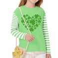 thumbnail image 4 of Bixock Toddler Boys Girls Shirts Kids Crew Neck Graphic Tee Long Sleeve T Shirts Workout Breathable Cute Casual Tops Summer Clothes 3-14Years, 4 of 7