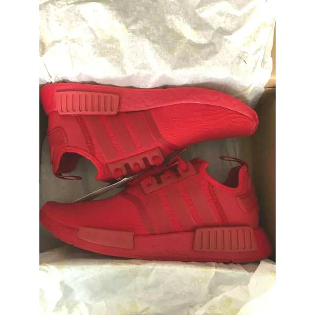 NIB MENS Adi - das ORIGINALS NMD R1 Athletic Casual Shoes Holiday Scarlet Red 9.5