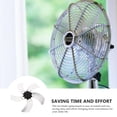 thumbnail image 5 of 5-Pack Replacement Floor Fan Blades for Pedestal Stand Fans, Aluminum Alloy, Quiet Cooling Indoor Fan Blades, 5 of 6