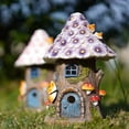 thumbnail image 5 of RKZDSR 8 Inch Mini Mushroom House Outdoor Solar Garden Light, Courtyard Home Yard Lawn Patio Decoration, Courtyard Tree House, Small Night Light, Resin Handicraft Decorative Lights, 5 of 7