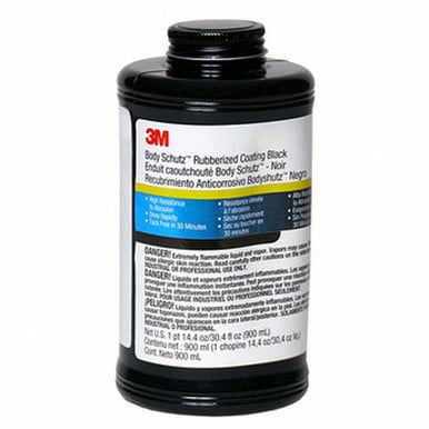 3M 08864, Body Schutz Rubberized Coating, Black
