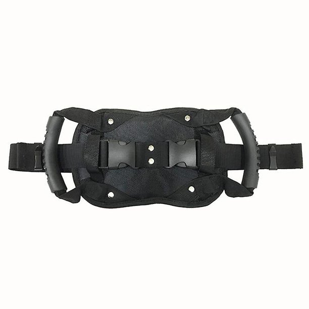 Motorcycle Pillion Grab Handle, No Slip Motorcycle Scooter Passenger Safety Belt Adjustable Passenger Rear Seat Strap Motorcycle Grip Belt(1pcs, Black