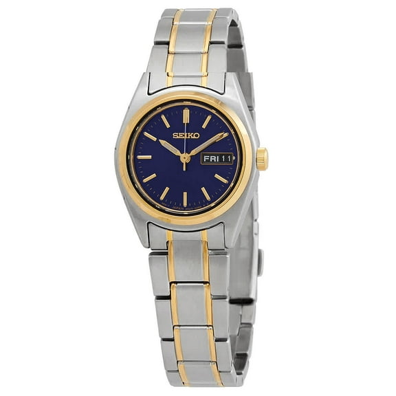 Seiko Essentials Quartz Blue Dial Ladies Watch SUR436