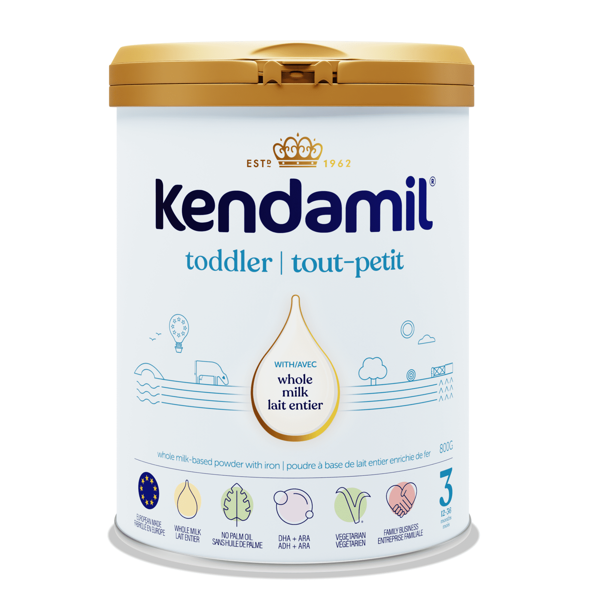 Kendamil Classic Toddler Drink Powder, 800g, 12-36 months - Walmart.ca
