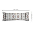 thumbnail image 6 of Boho Long Body Pillow Cover – Soft & Breathable Ethnic Fabric, Hidden Zipper, 20"x54", Stylish Abstract Tribal Print – Gift for Side Sleepers, Pregnancy, Home Decor, 6 of 7