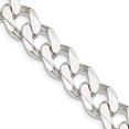 thumbnail image 1 of Sterling Silver 11mm Curb Chain (26 X 11) Made In Italy qcb300-26, 1 of 5