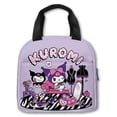 thumbnail image 2 of Bolsa de almuerzo promocional Sanrio Kuromi, bolso aislado para estudiantes de escuela primaria y secundaria, lonchera, 2 of 5
