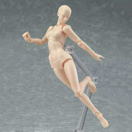 Figma Female Action Figure Girl PVC Doll Model Archetype Flesh Colored