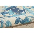 thumbnail image 4 of Nourison Vintage Lux 5' x 8' Indigo Modern Indoor Rug, 4 of 5