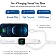 thumbnail image 3 of Xingbo 2 in 1 Wireless Magnetic Charging for iphone 14/13/12 Apple Watch SE/6/5/4/3/2/1, 3 of 8