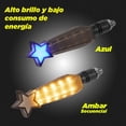 thumbnail image 3 of Direccionales para motocicleta Kinlley Estrella Negro luz Led, 3 of 6