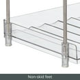 thumbnail image 6 of mDesign Free-Stand Stackable 2-Tier Water Bottle Holder, 2 Pack, Clear/Polished, 6 of 8