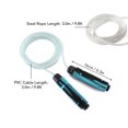 thumbnail image 2 of 10pcs Skipping Rope Set with Weight Blocks Adjustable Jump Rope For Fitness Weight Loss Endurance Training Cardio Jumping Exercise, 2 of 7