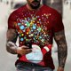 thumbnail image 1 of Camiseta de Mardi Gras para hombre y niño, disfraz de Papá Noel con estampado 3d, árbol de Navidad, atmósfera de muñeco de nieve, Top fino informal de calle de verano, 1 of 4