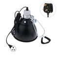 thumbnail image 3 of 300W Ceramic Heat UVA UVB Reptile Heating Lamp Stand Pet Light Bulb Holder Lampshade Emitter Lamp, 3 of 8