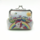 thumbnail image 1 of Monedero con estampado digital, boca estampada de unicornio, bolso dorado, monedero corto para mujer, 1 of 1