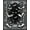 Black, Pattern 12, variant on ODIKA 4'x6' Machine Washable Non-Slip Area Rug, Ethereal Earthy Patterned Aesthetic High Traffic Rug, Brown, 29251